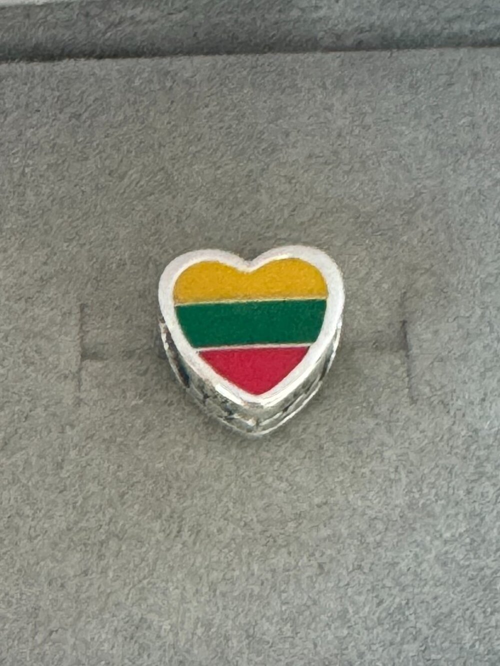 Pandora Lithuania Flag Exclusive Charm Bead